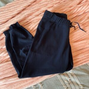 Navy Lululemon On the Fly Joggers 25” Inseam